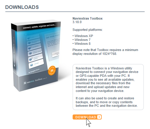 naviextras toolbox pc-tool download free